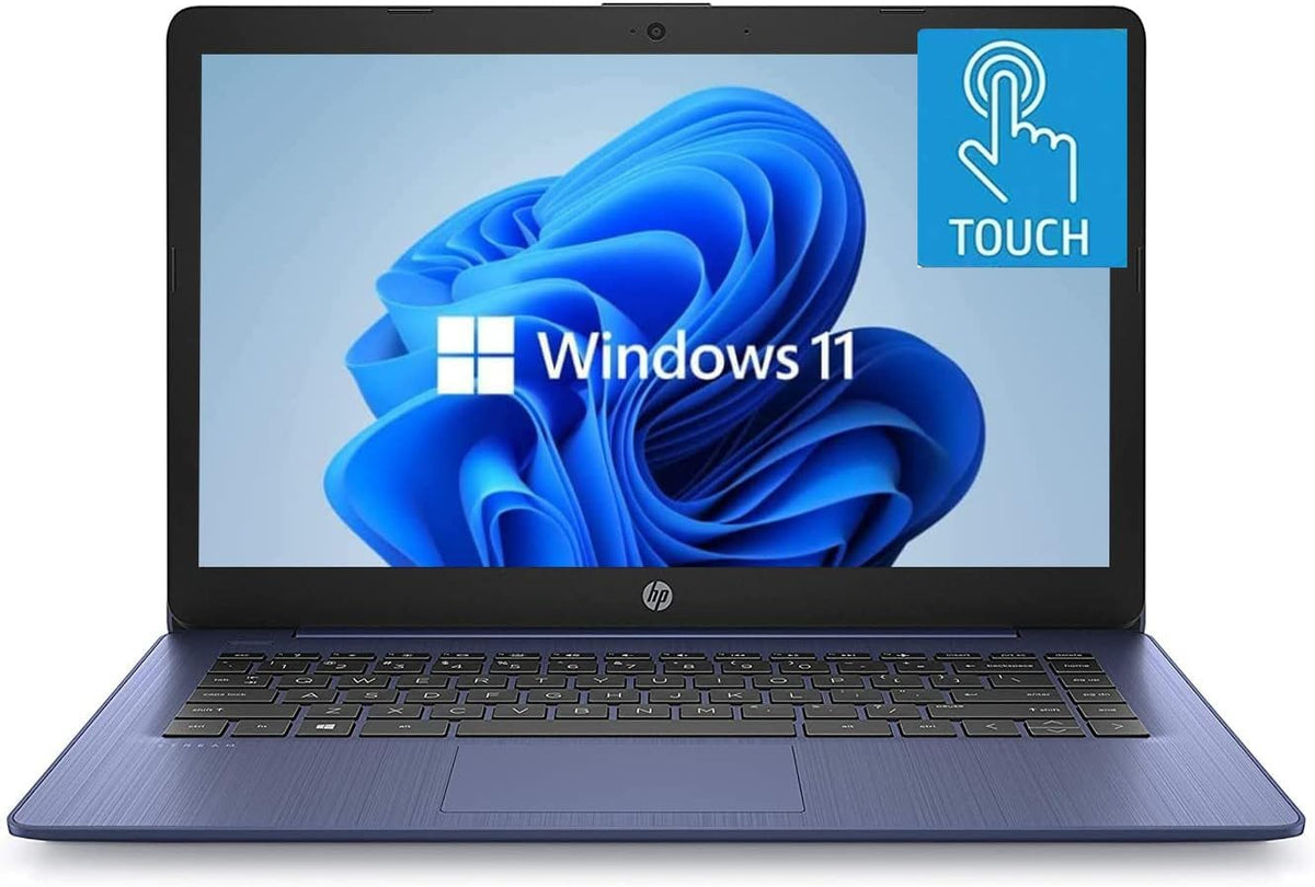 14" HD Touchscreen Laptop, Intel Celeron Quad-Core Processor, 4GB RAM, 64GB SSD, Dale Blue D12709