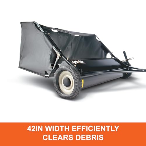 42-Inch Tow Lawn Sweeper Black Z80805