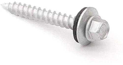 1.5" Zinc Painted Hex Washer Head Metal Roofing Screws P9814