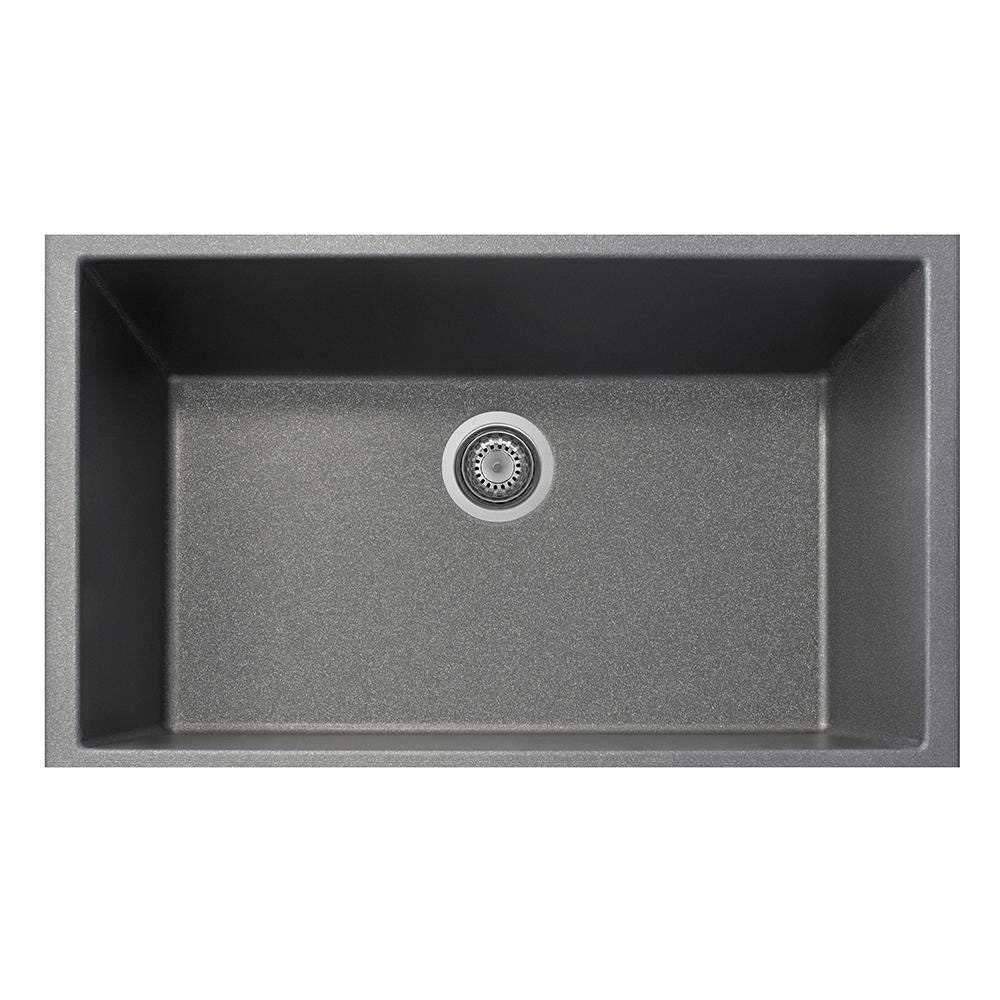 33x22 Single Basin Granite Undermount Sink A318