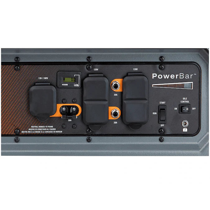 8,000 Watt Electric Start Portable Generator with Cord U2729