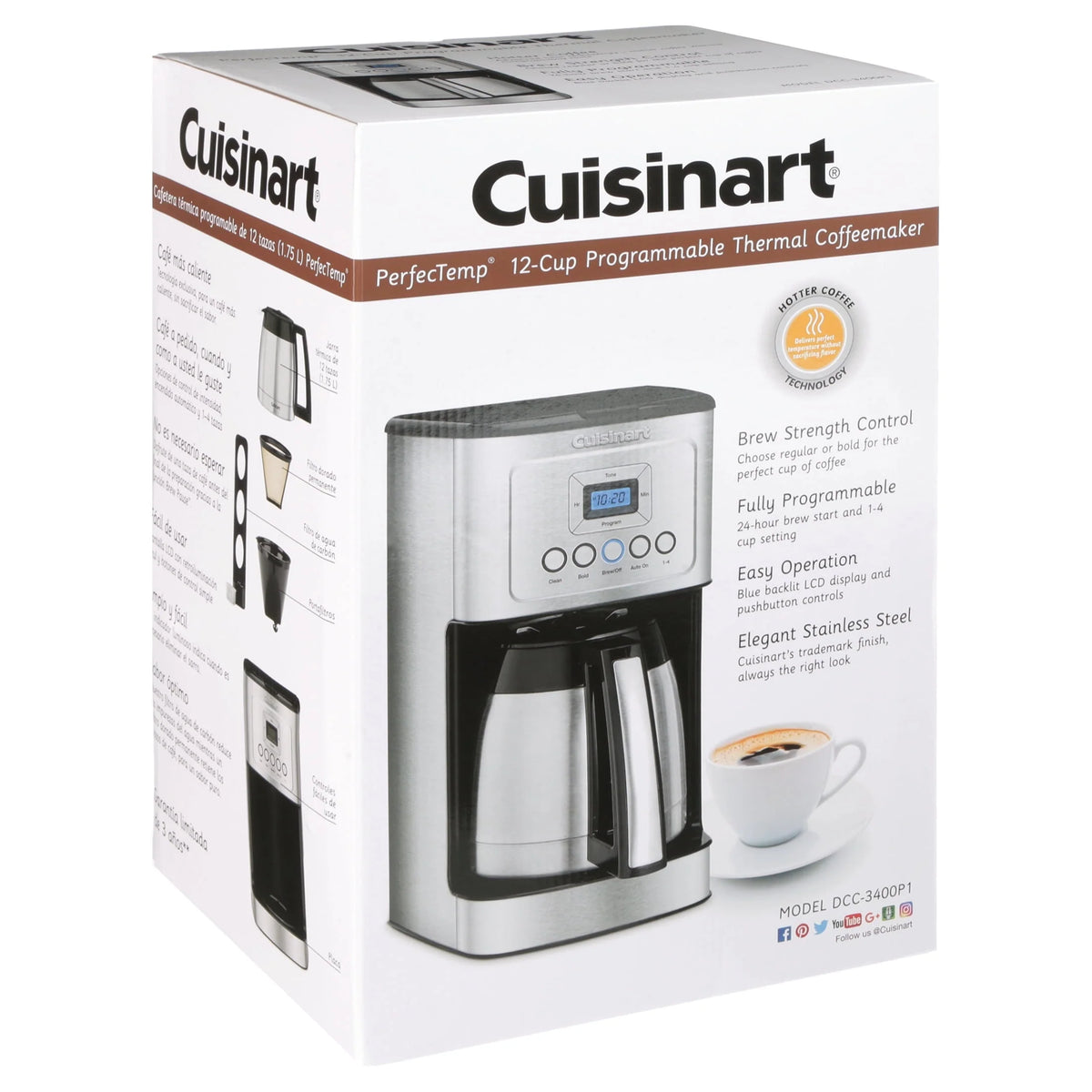 12 Cup Programmable Thermal Coffeemaker L4242