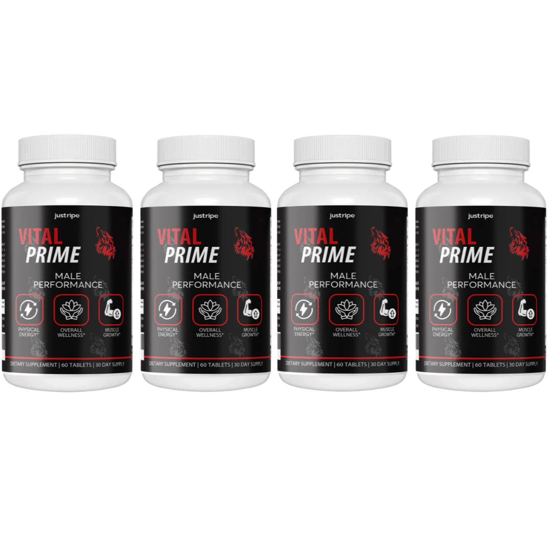 Energy Vitality Stamina Supplement 4 Bottles P52462