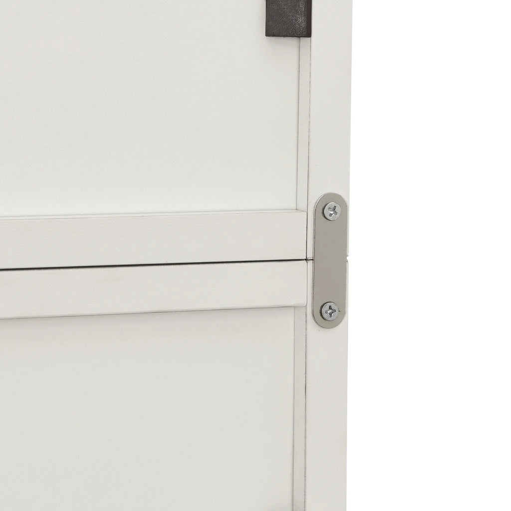 8-Tier Media Tower Rack Storage Cabinet with Adjustable Shelves J299