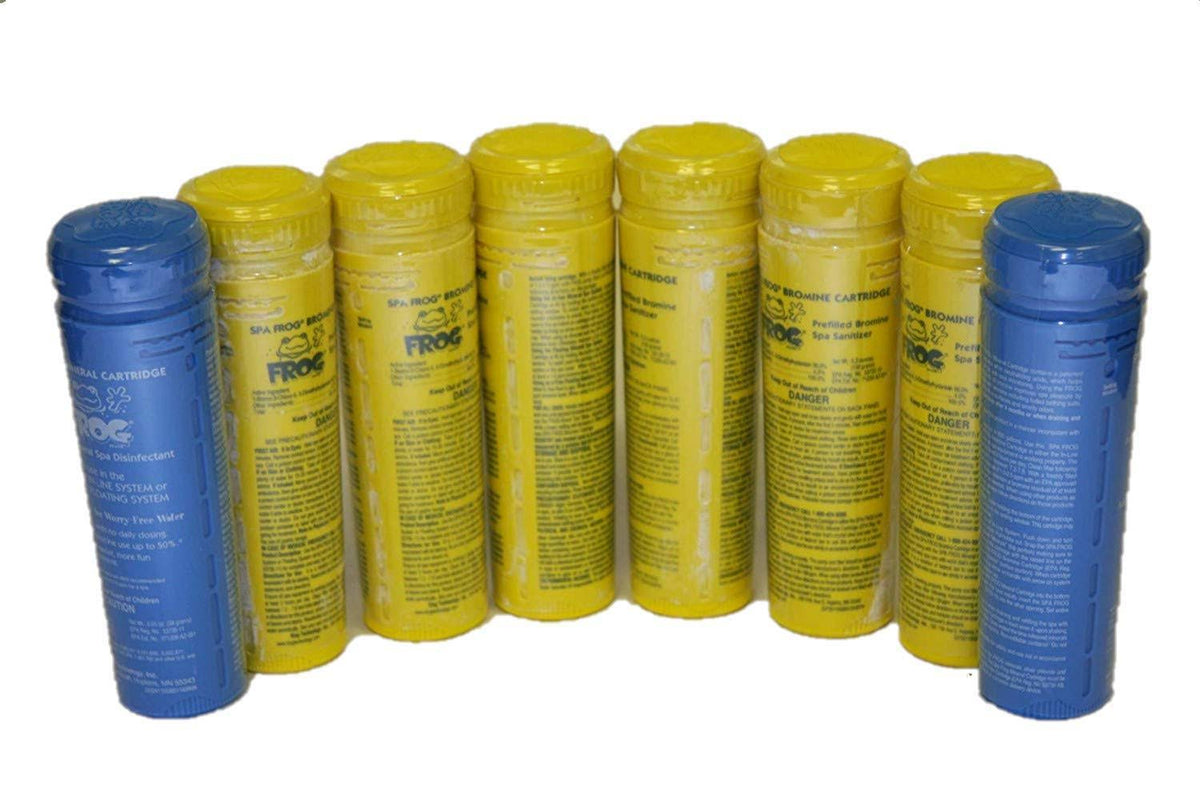 8 Pack Spa Frog Replacement Cartridges W2916
