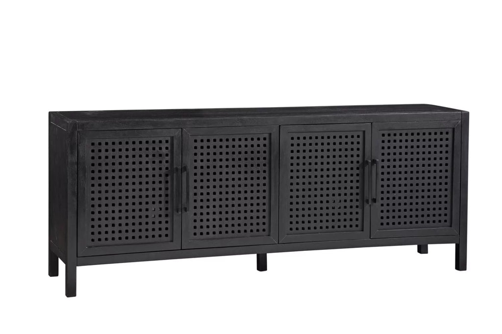 Black Natural Mango Wood Server W9712
