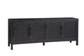 Black Natural Mango Wood Server W9712