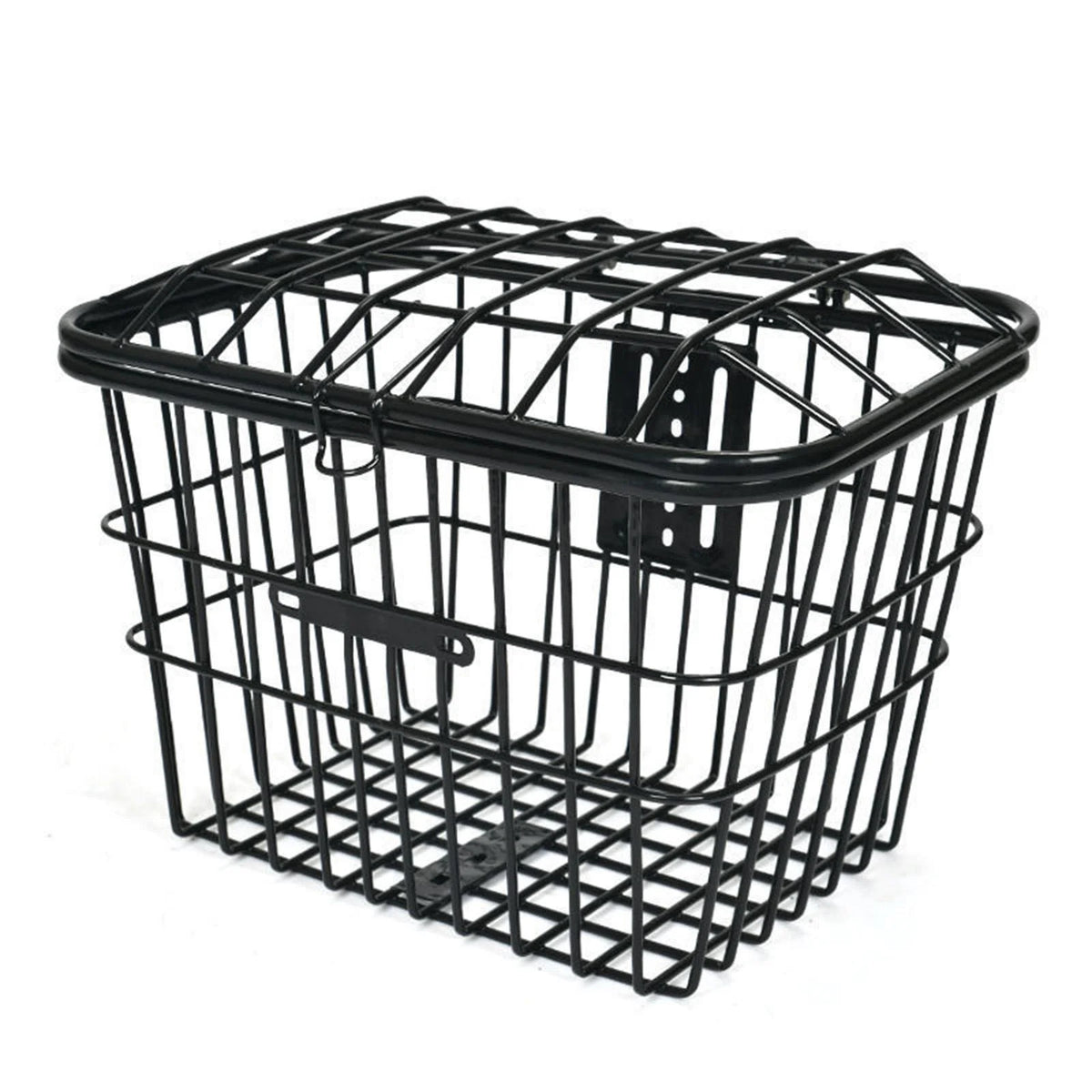 Metal Wire Storage Basket with Cover Y3848