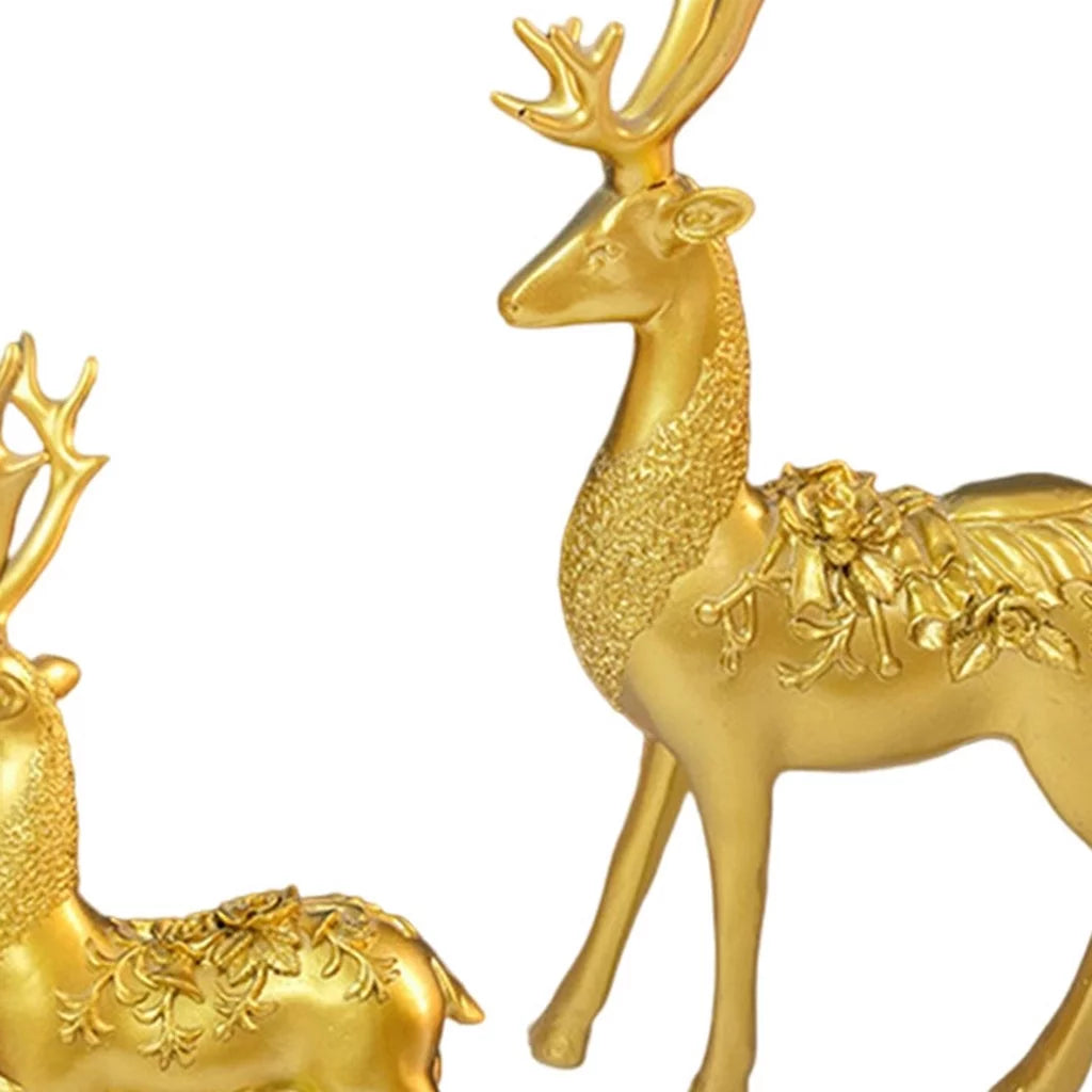 Elk Statue Decorative Figurine Sculpture R29968