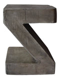 16 in. Light Gray Concrete Accent Table K1765