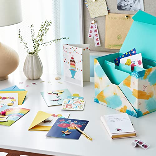 Assorted Boxed Christmas Cards Set Pack of 24 with Envelopes J803