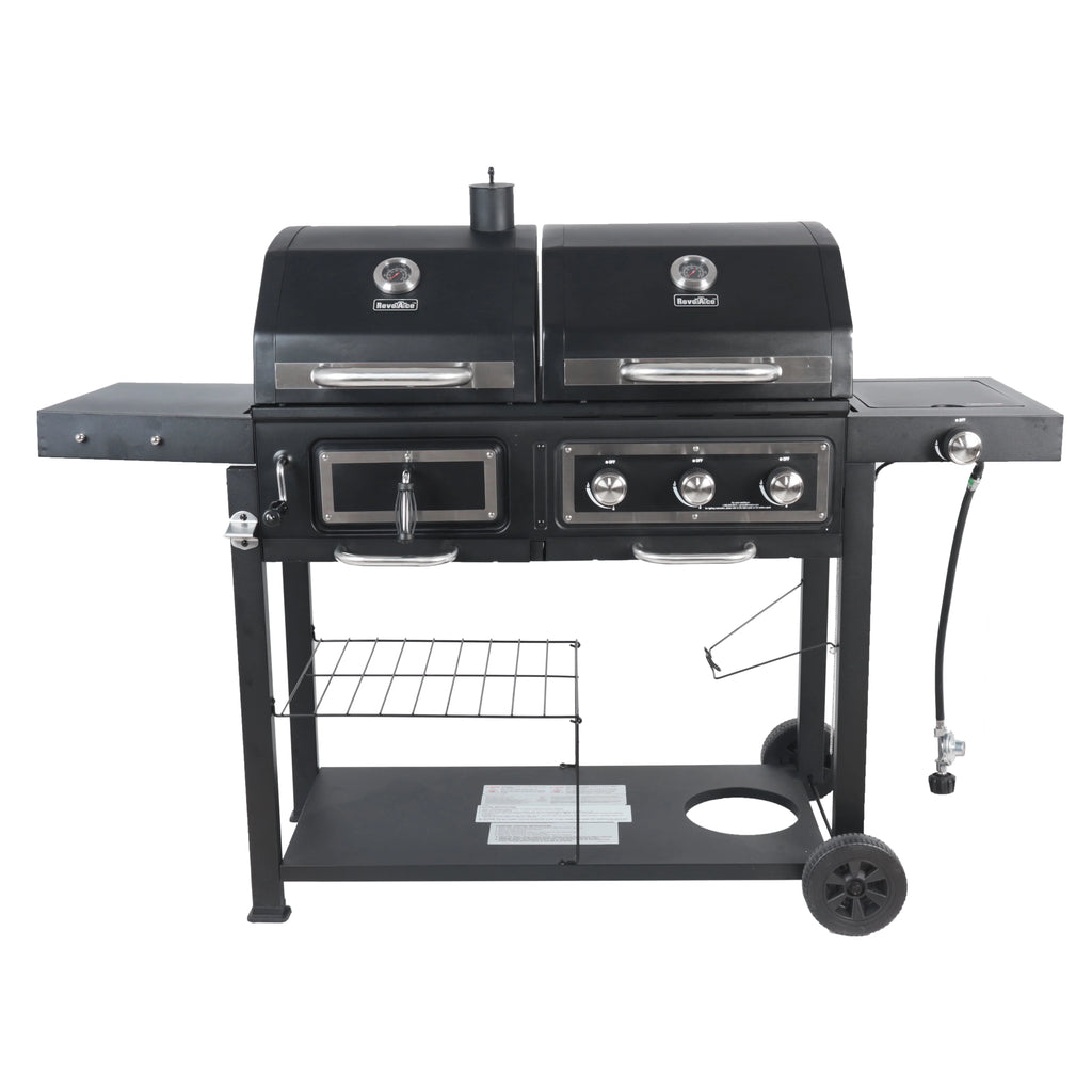 Dual Fuel Gas & Charcoal Combo Grill J13984
