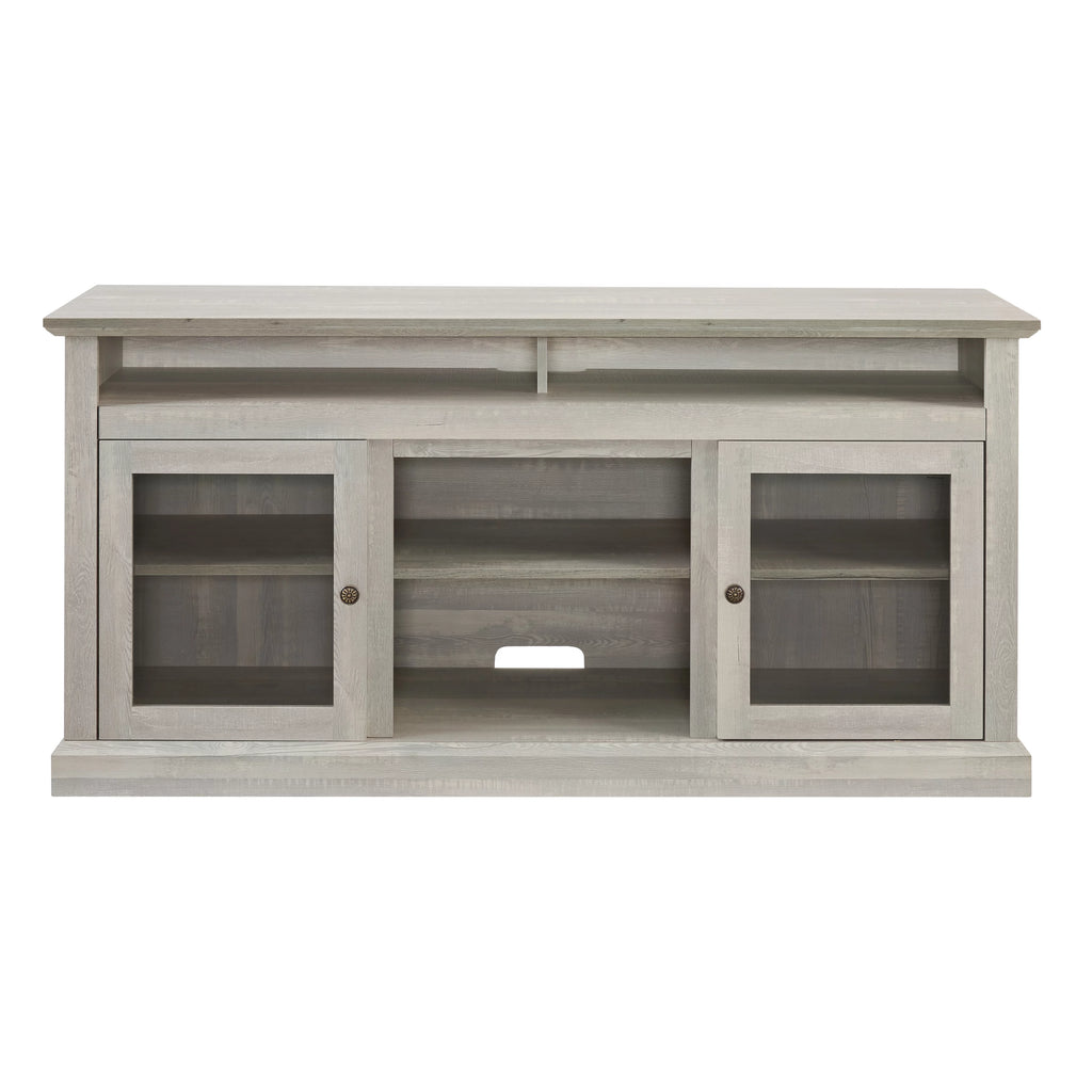 Espresso TV Stand with Storage and Cabinet D3781