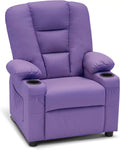 Faux Leather Recliner Chair with Cup Holders N49783