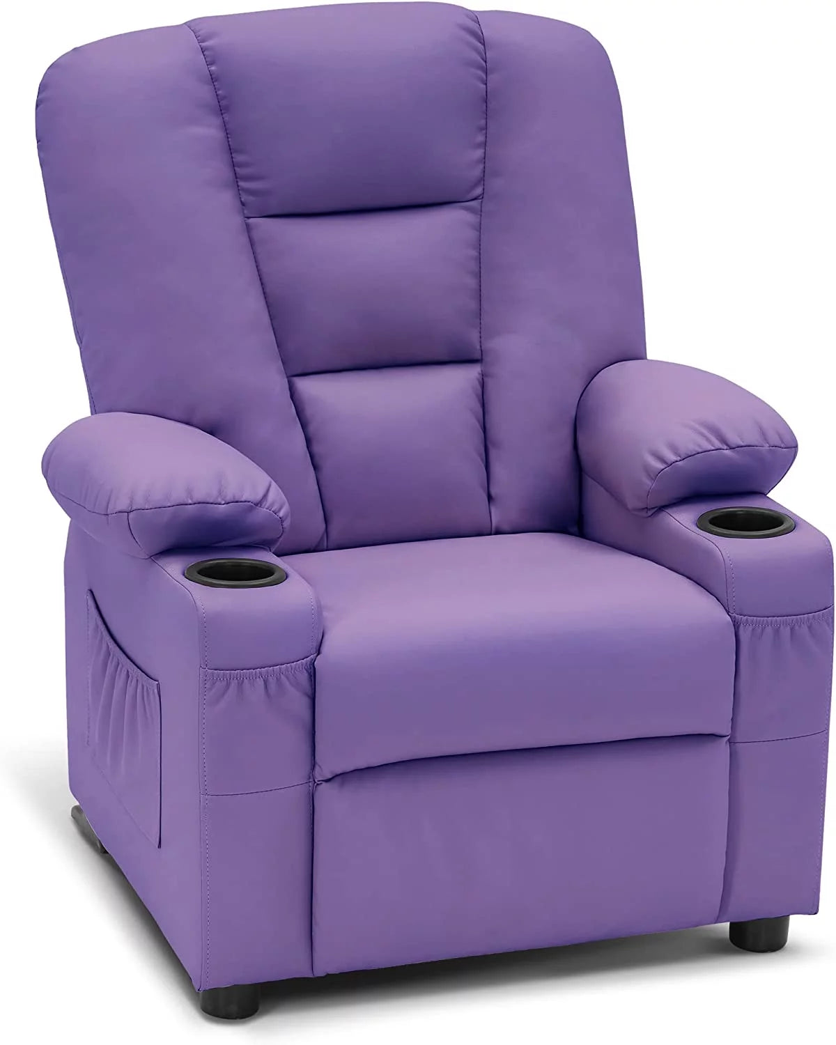 Faux Leather Recliner Chair with Cup Holders N49783