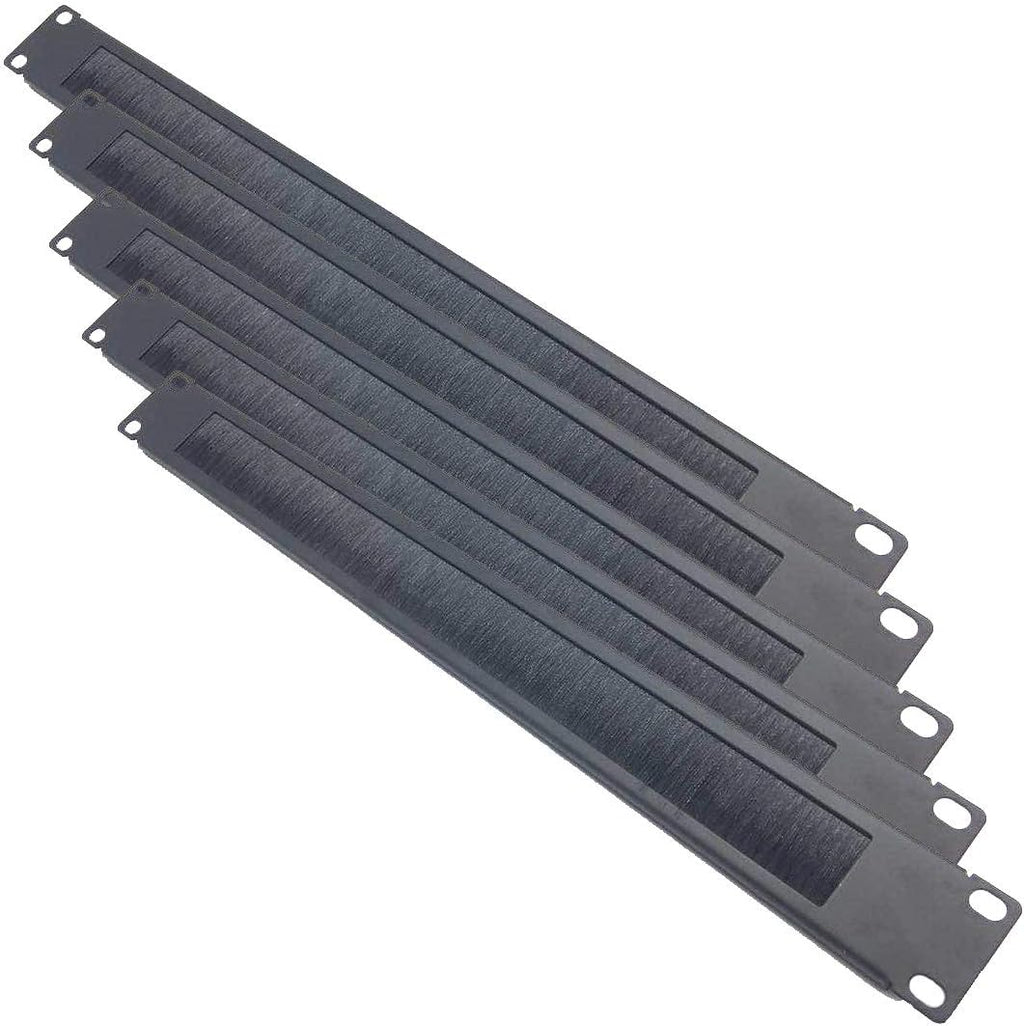 5 Pack 1U Rack Mount Cable Management Panel P122