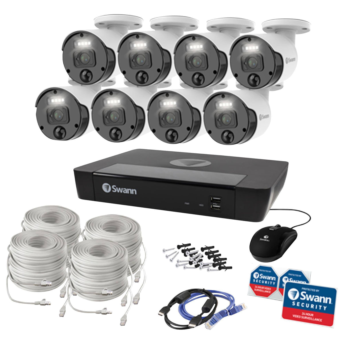 4K HD 8 Camera 8 Channel NVR Security System K781424