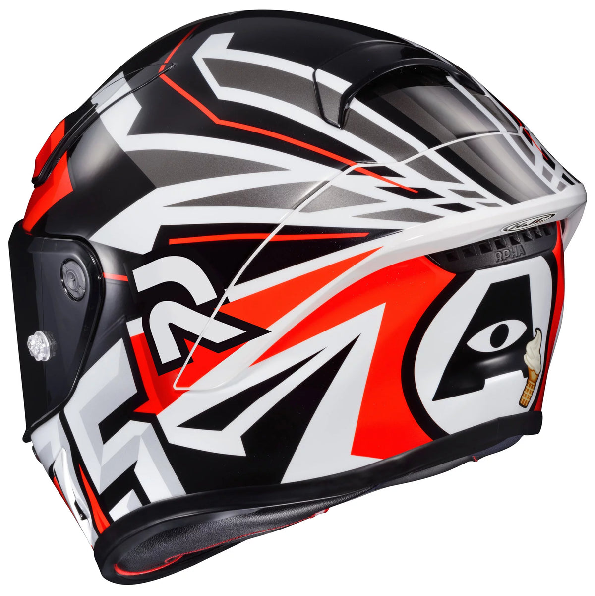 Red Motorcycle Helmet Y50215