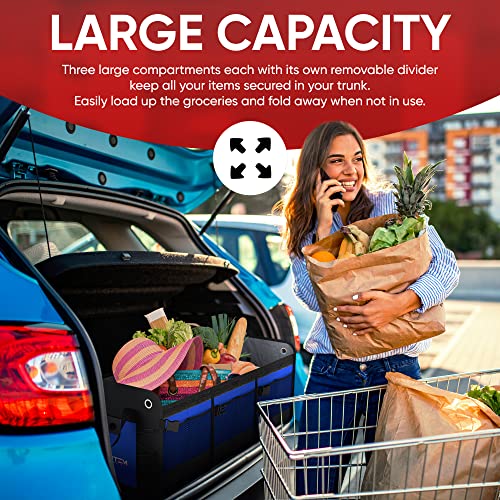 Black Collapsible SUV Trunk Organizer 50L M322