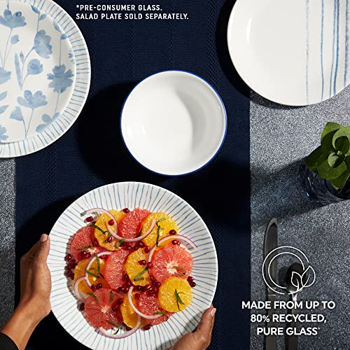 18-Piece Triple Layer Glass Dinnerware Set G448