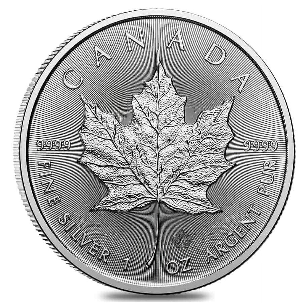 25 - 1 oz Canadian Silver Maple Leaf Coin P126