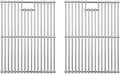 Solid 304 Stainless Steel Grill Grates Replacement, 2 Pcs 17 3/8" Pack of 2 O645