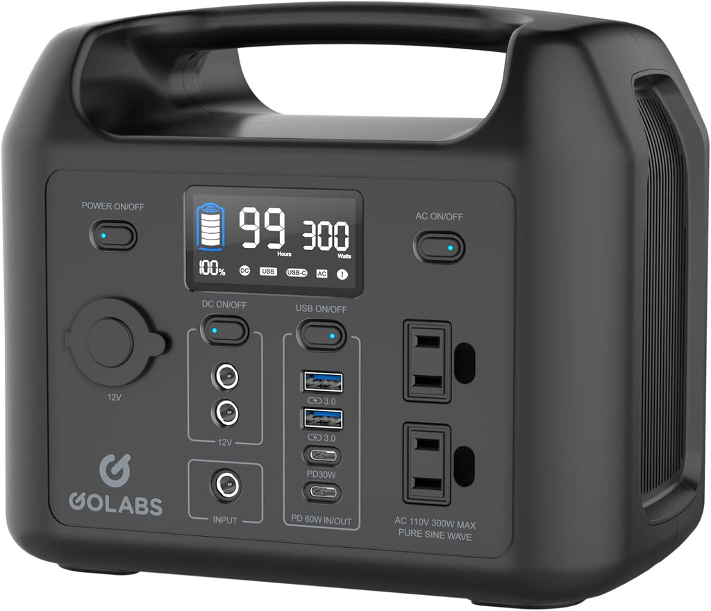 Portable Power Station 299Wh LiFePO4 Battery Backup K775809