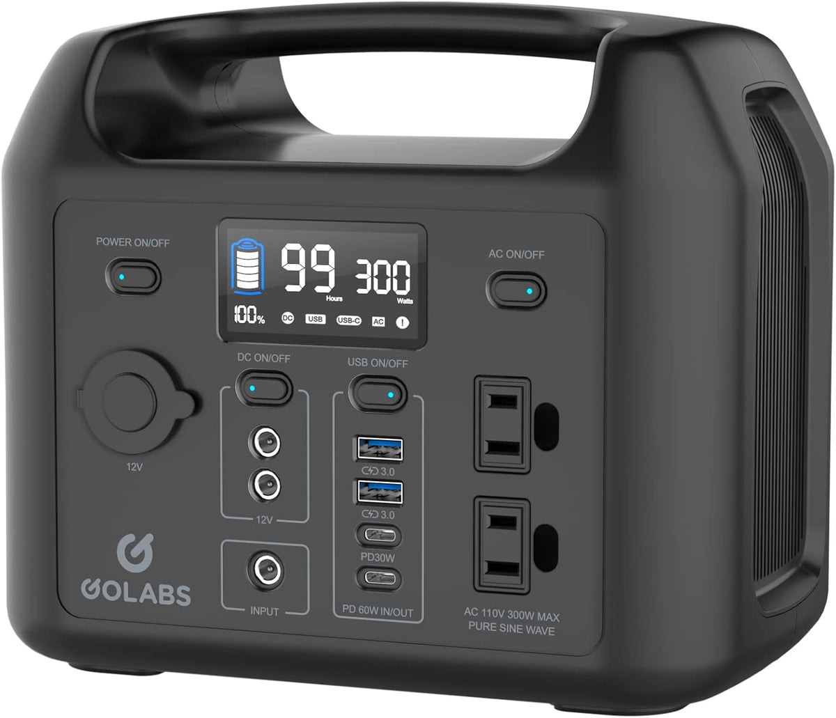 Portable Power Station 299Wh LiFePO4 Battery Backup K775809