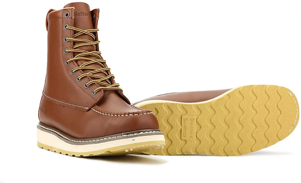 8" Leather Waterproof Soft Toe Work Boots W125