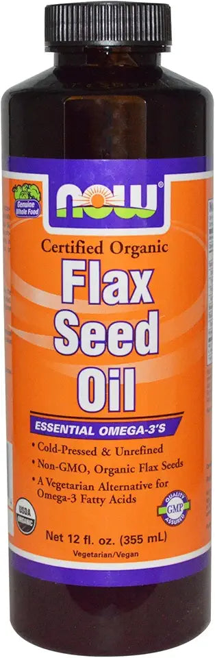 Flax Seed Oil 12-Ounces Pack of 2 O230