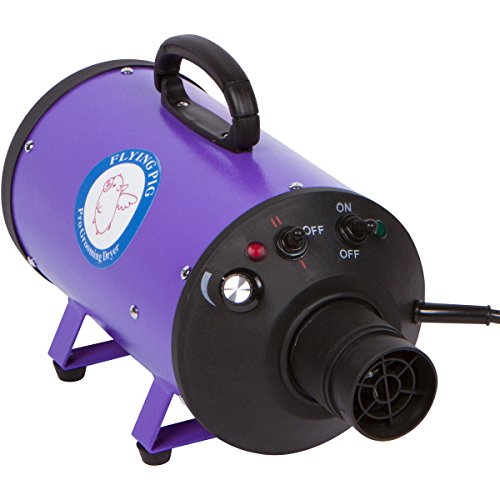 Purple High Velocity Pet Grooming Dryer with Heater D238775