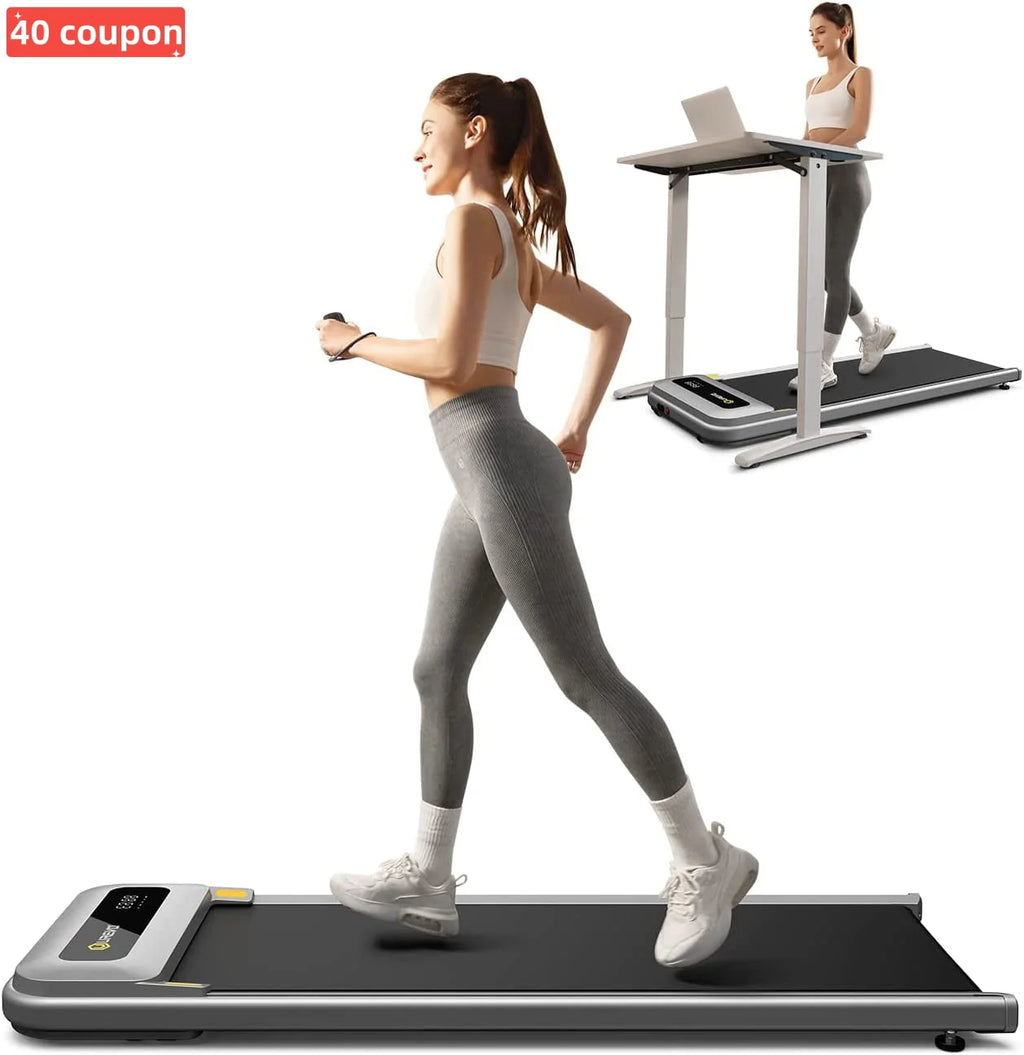 Under Desks Treadmill 2.25HP 265lbs Capacity with Remote Control W3584
