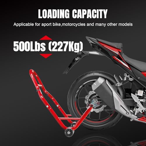 500Lbs Motorcycle Rear Wheel Lift Stands O93455