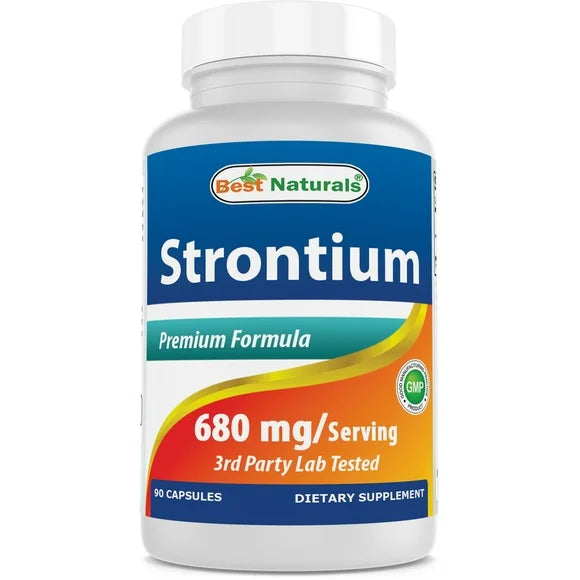 Strontium Bone Building Formula 680mg 90 Capsules X5159