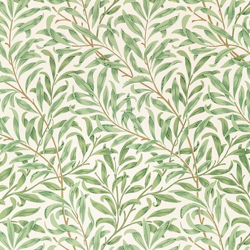 Sage Green Floral Peel and Stick Wallpaper 17.7in X 9.8ft Z631