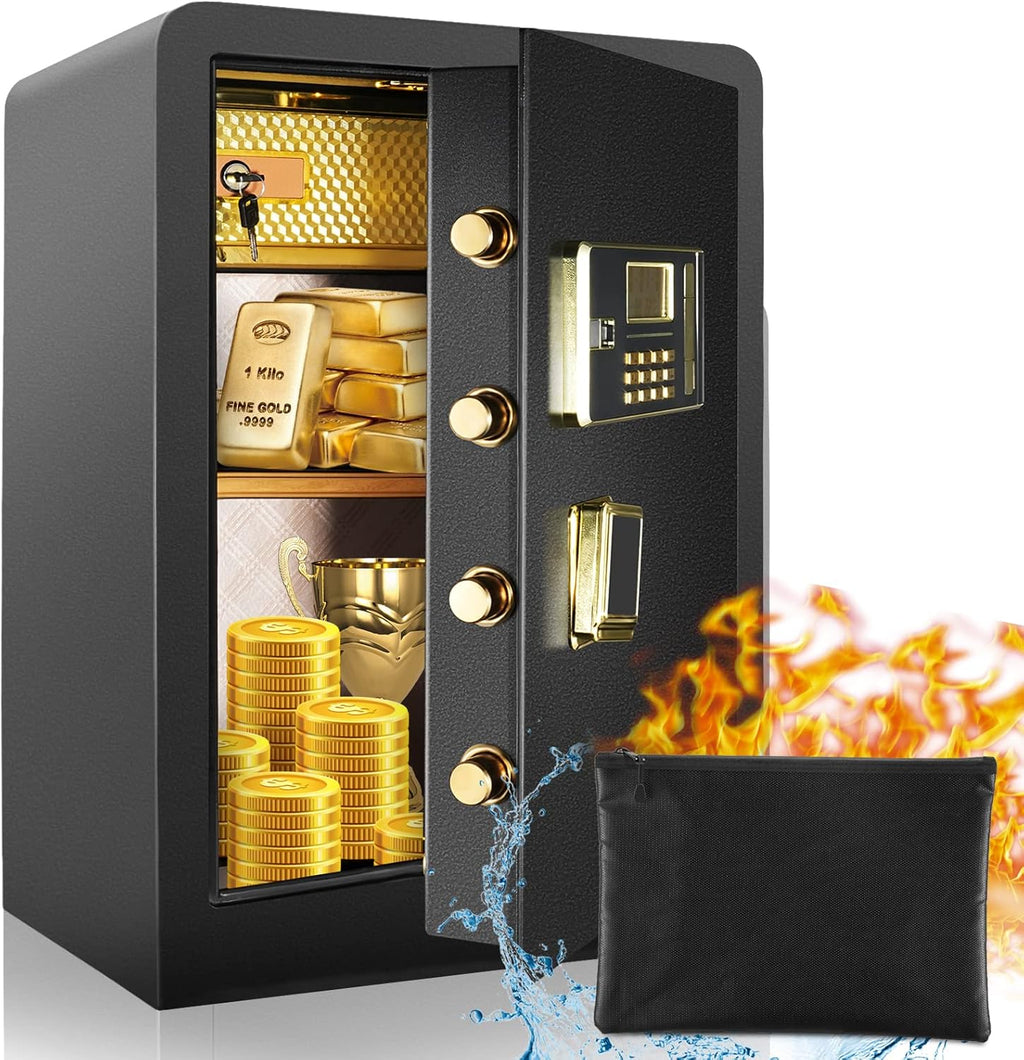 Large Fireproof Waterproof Safe Box with LCD Screen D894
