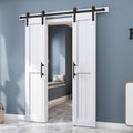 White Barn Door with Sliding Door Hardware A2243