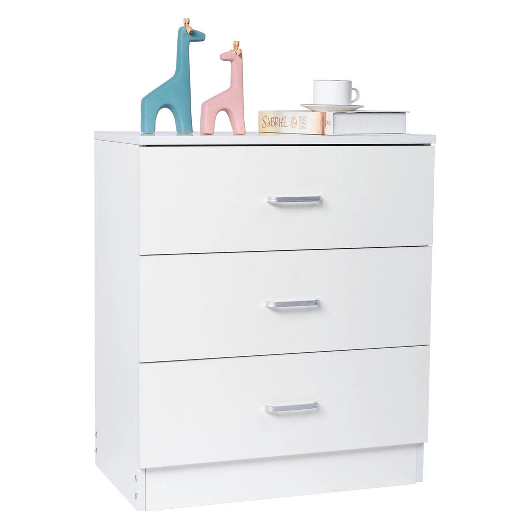 White 3 Drawer Dresser L787