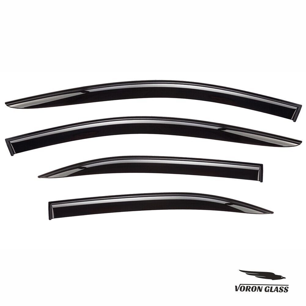Glass Tape-on Rain Guards for Toyota Corolla Sedan, 4 Pieces L74730