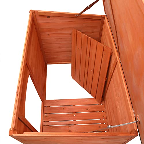 45in Outdoor Wood Dog House Z20200