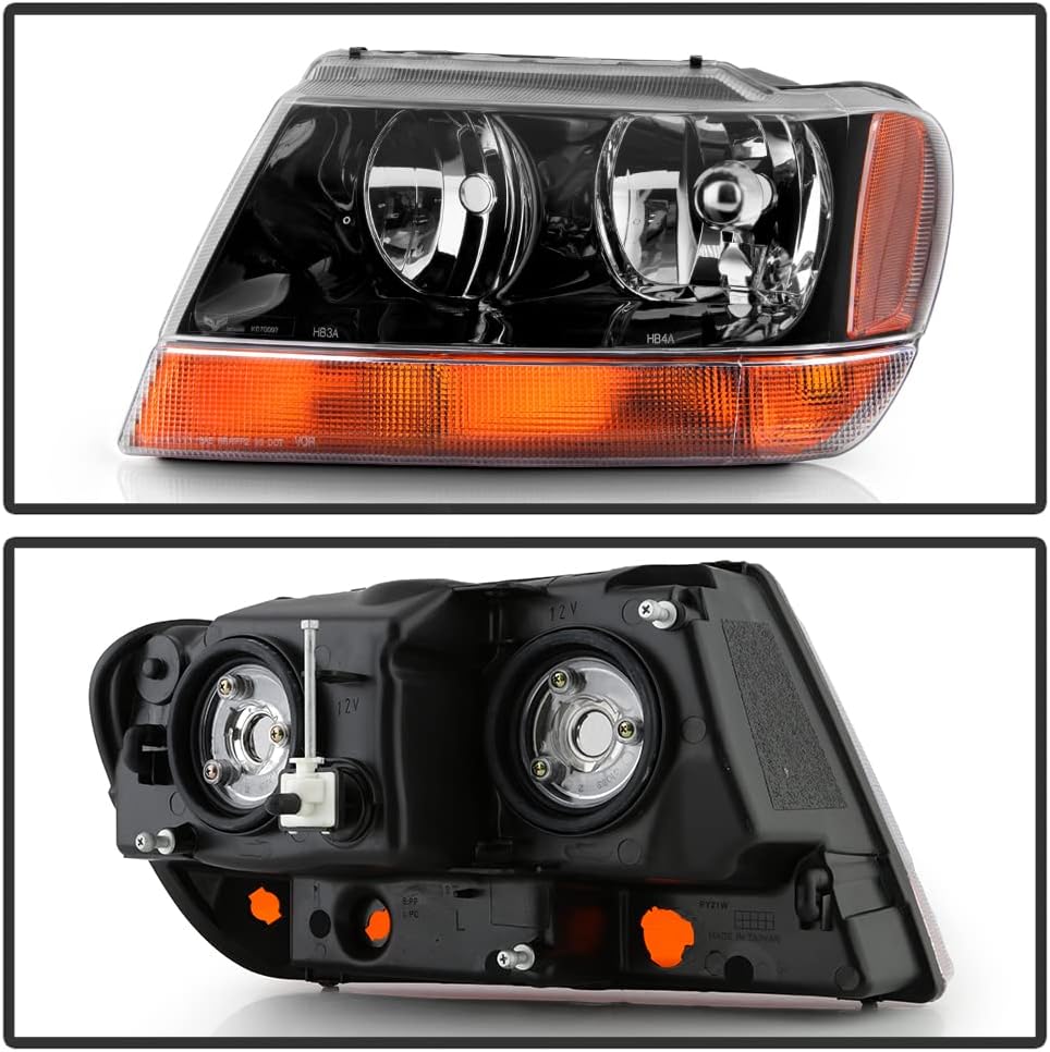 For Jeep Grand Cherokee Headlights Driver + Passenger Side L142724