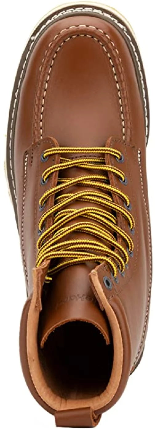 8" Leather Waterproof Soft Toe Work Boots W125