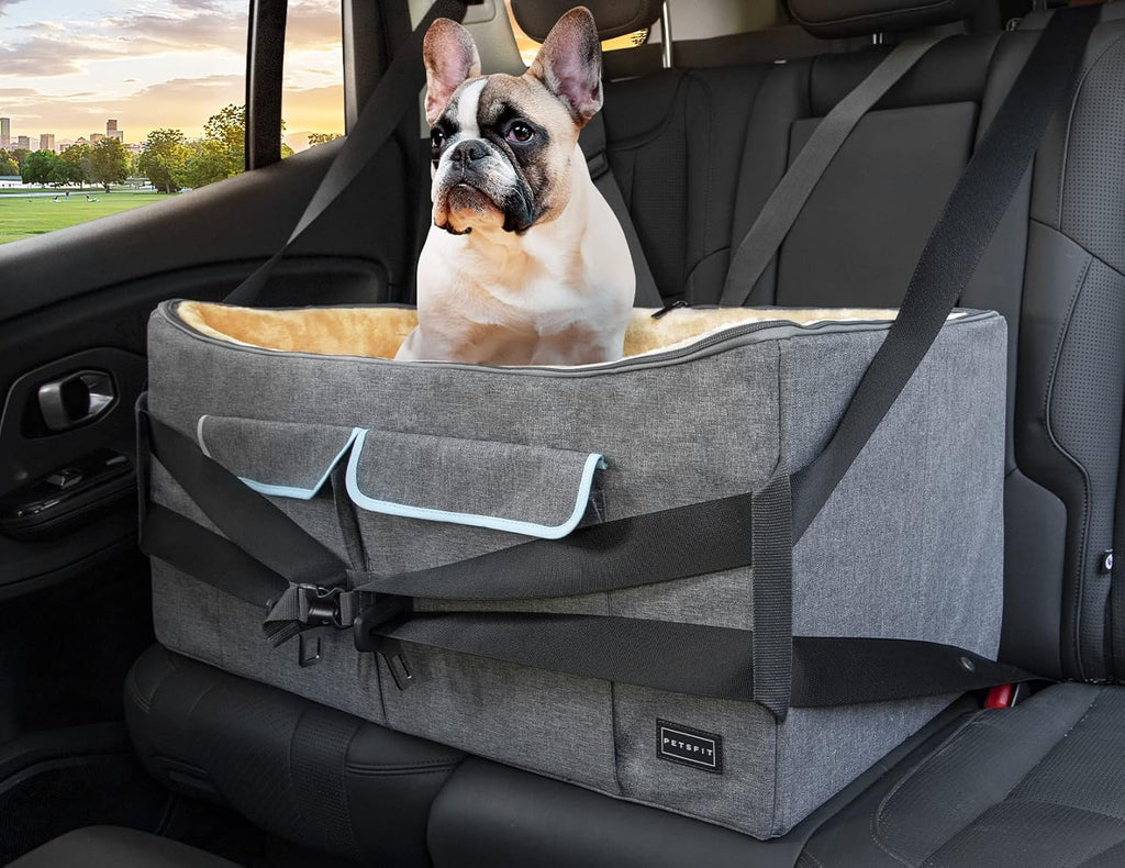 Large Dog Car Booster Seat with Safety Belt F569