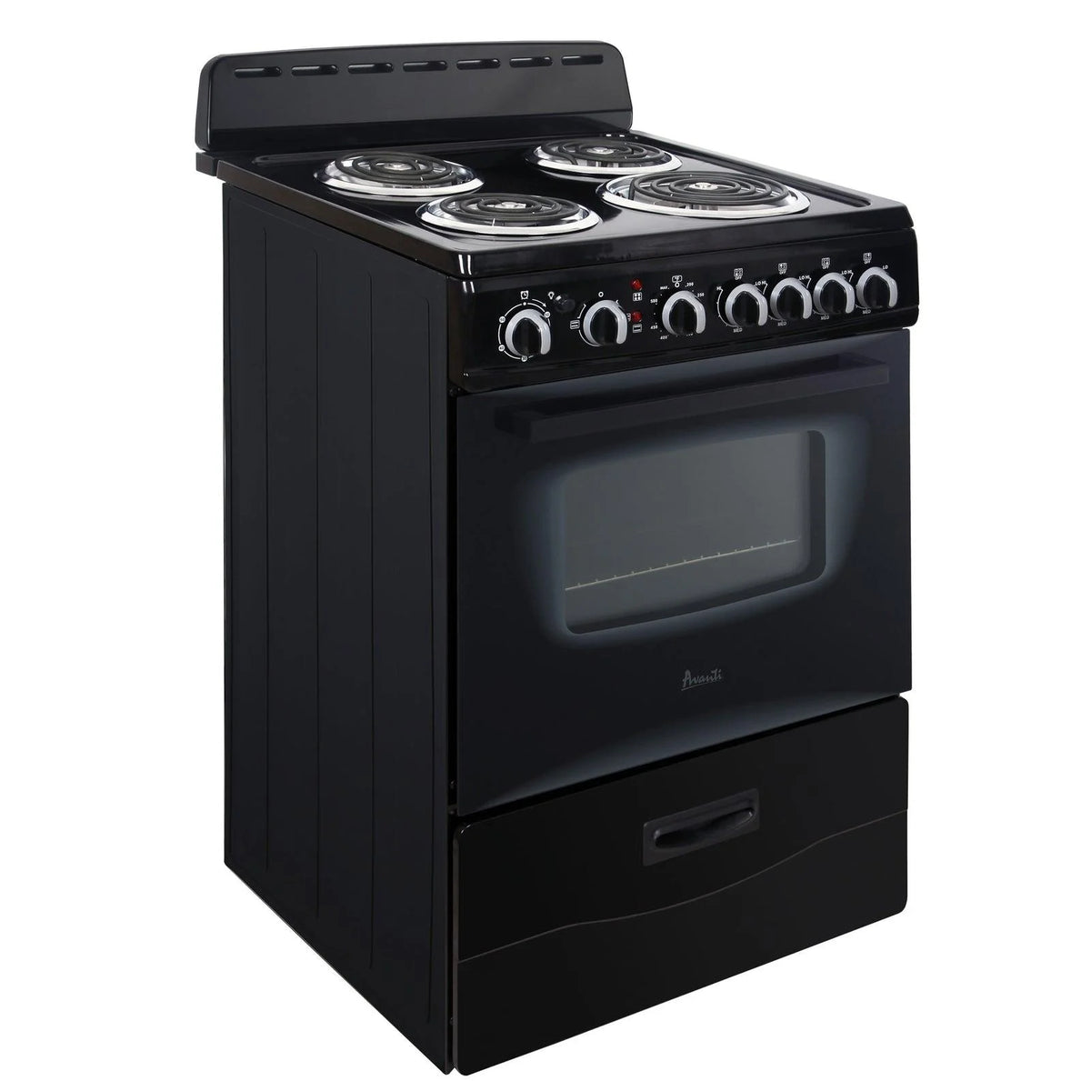 24 Inch Electric Freestanding Range Black I14626
