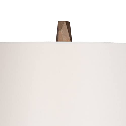 32 1/2" Tall Geometric Mid Century Modern End Table Lamps Set of 2 Champagne Gold R921