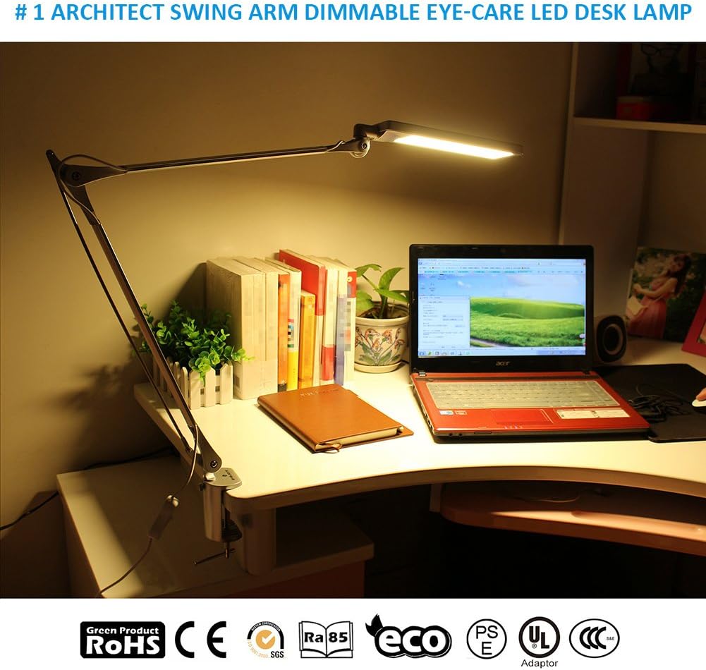 Metal Architect LED Desk Lamp with Clamp S275