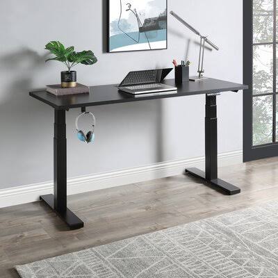 Black Height Adjustable Standing Desk U27849