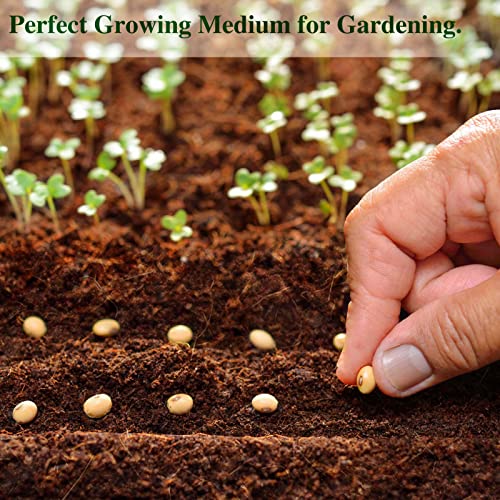 10 Pack 24 Gallons 14Lbs Compressed Coco Coir Potting Soil W47128