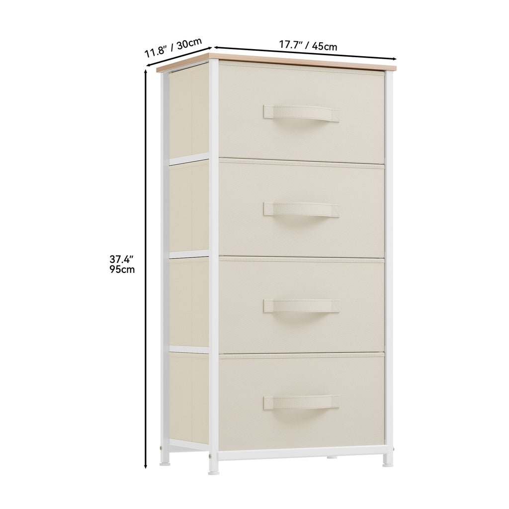 Fabric 4 Drawer Dresser Y353