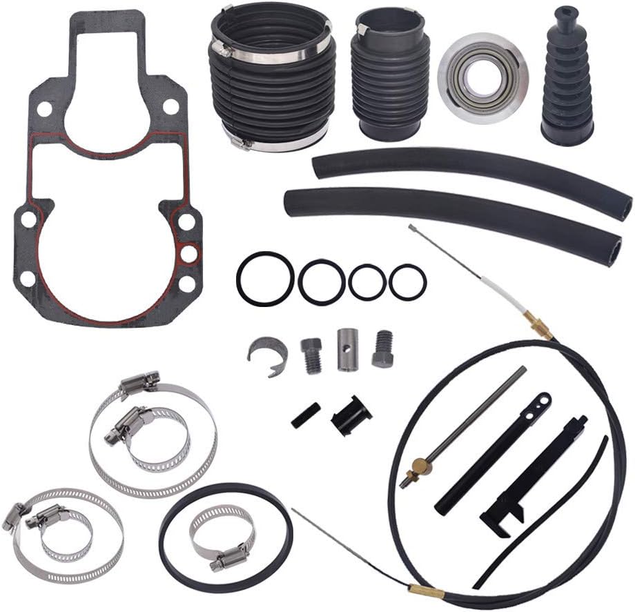 Transom Seal Bellow Repair Kit with Lower Shift Cable R537